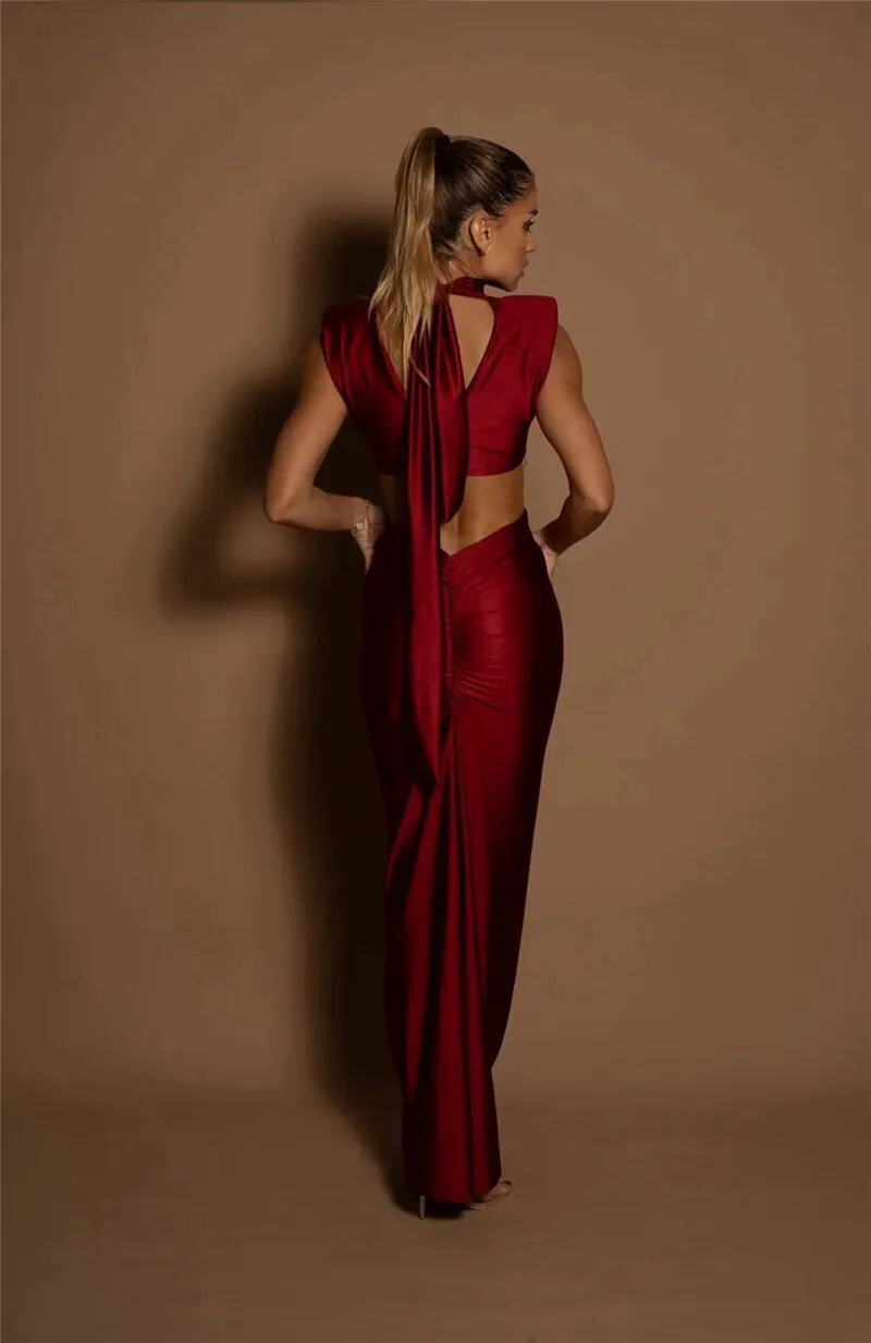 twisted cut out dress