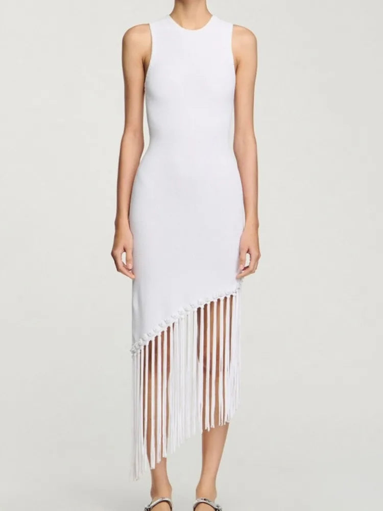 French Socialite Hem Tassel Sli