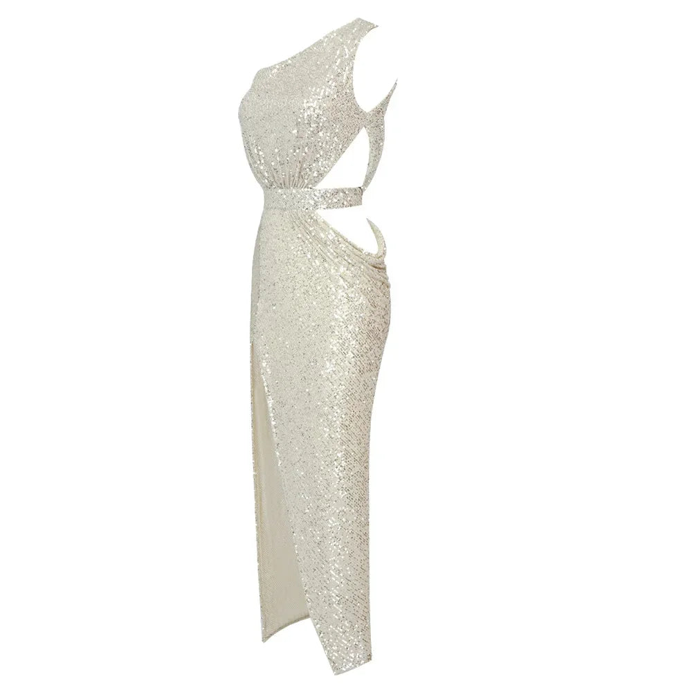 Glamourous Summer Party Dress cut out