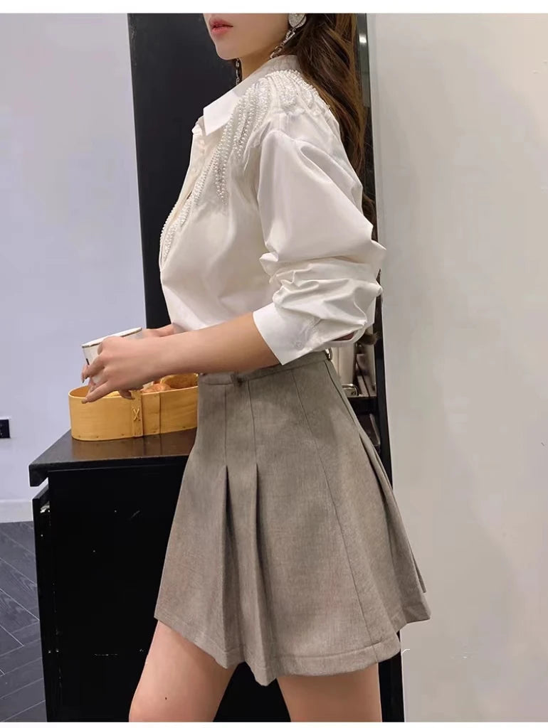 TheRoyals Collection- Sequined White shirt