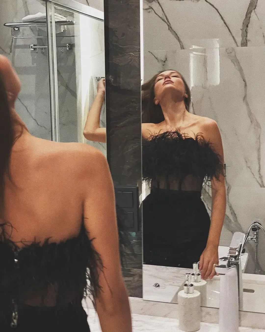 Sexy Party Schwarzes Kleid
