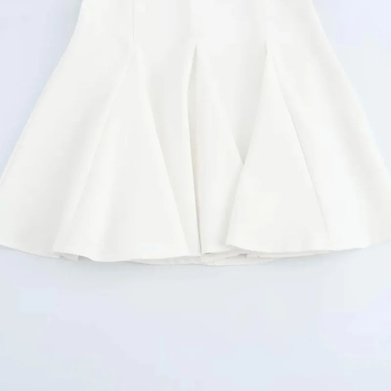 Summer short dress with knot