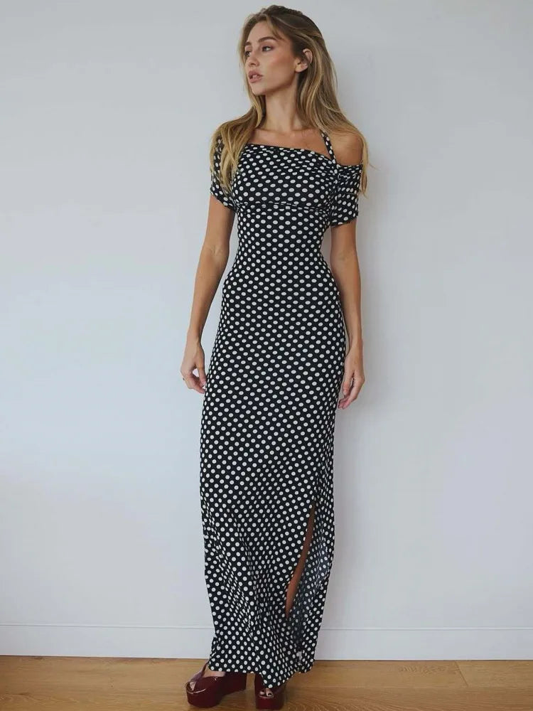 Dreamy Backless Polka Dots