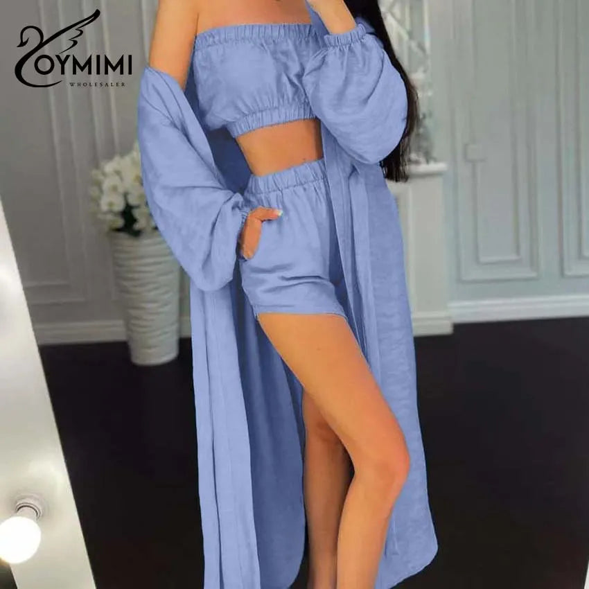 3 Piece Sets Woman Outfit Elegant