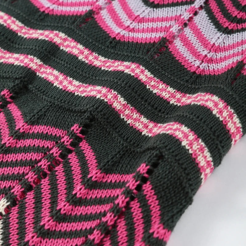Striped Knitted Dress