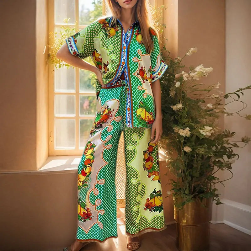 2 Piece Pant set - Top brand celebrity Co ord