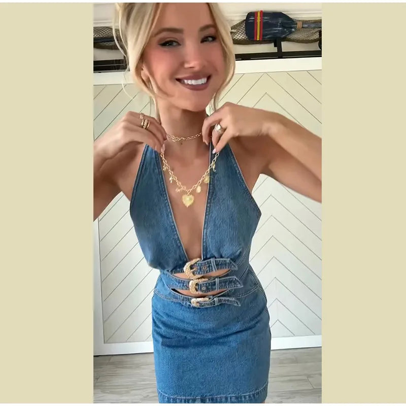 Denim Top Brand Mini