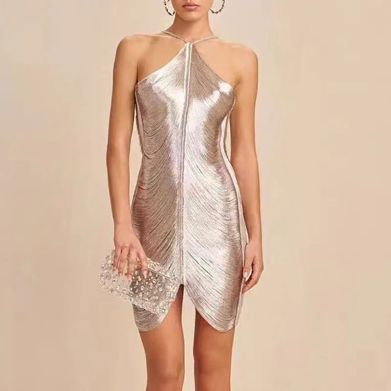 1 Gaia Elegant Tassel Bodycon Mini