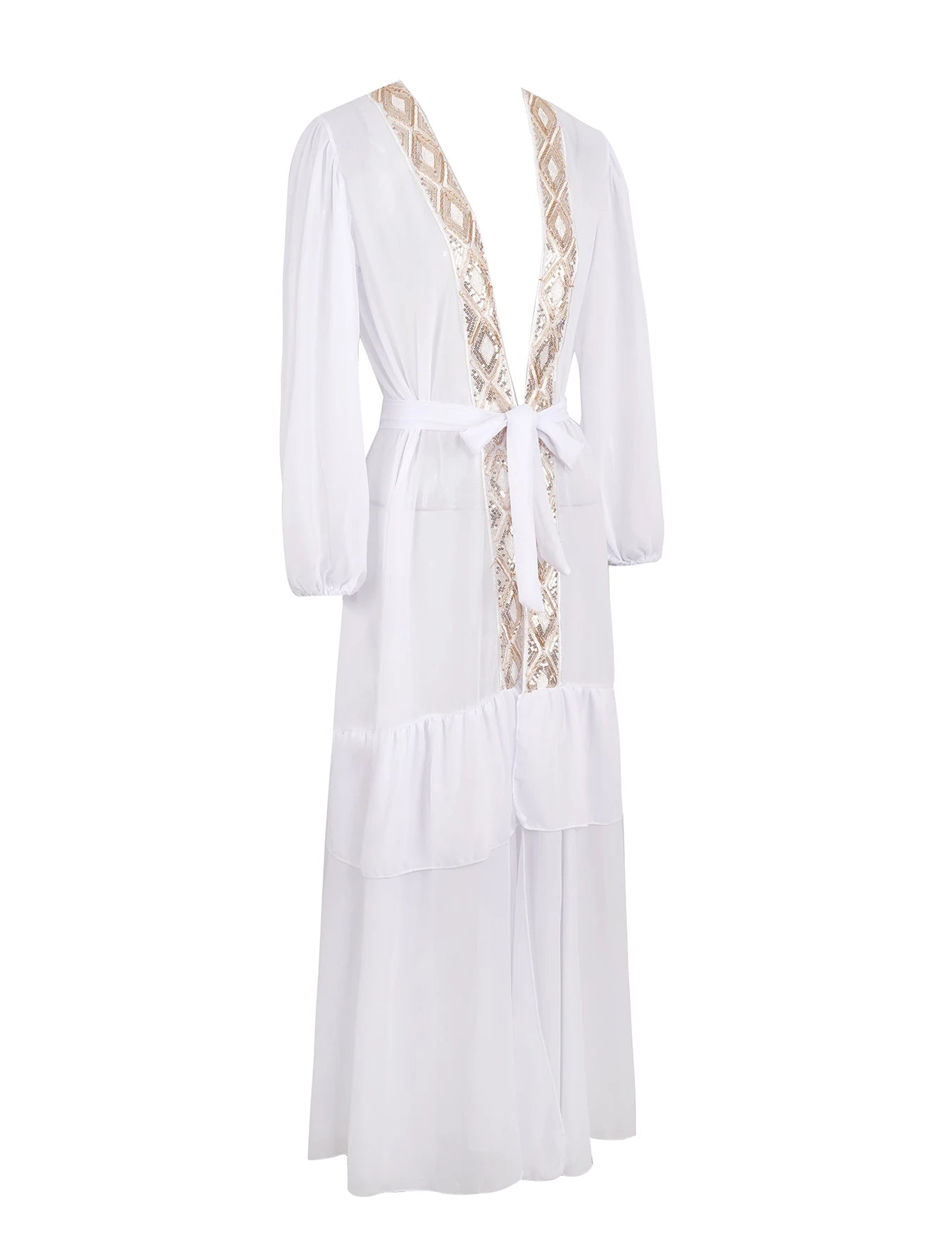Nouveaux cache-maillots de plage pour femmes, sarong blanc