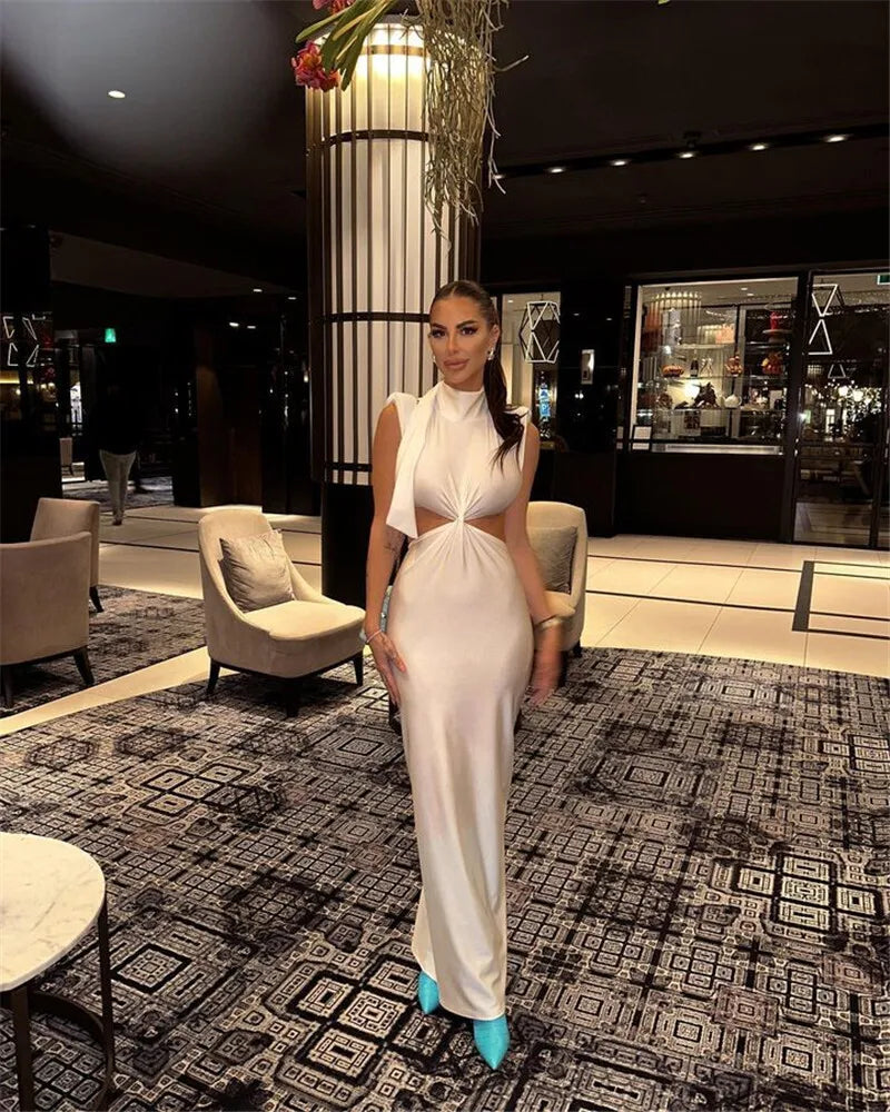 twisted cut out dress