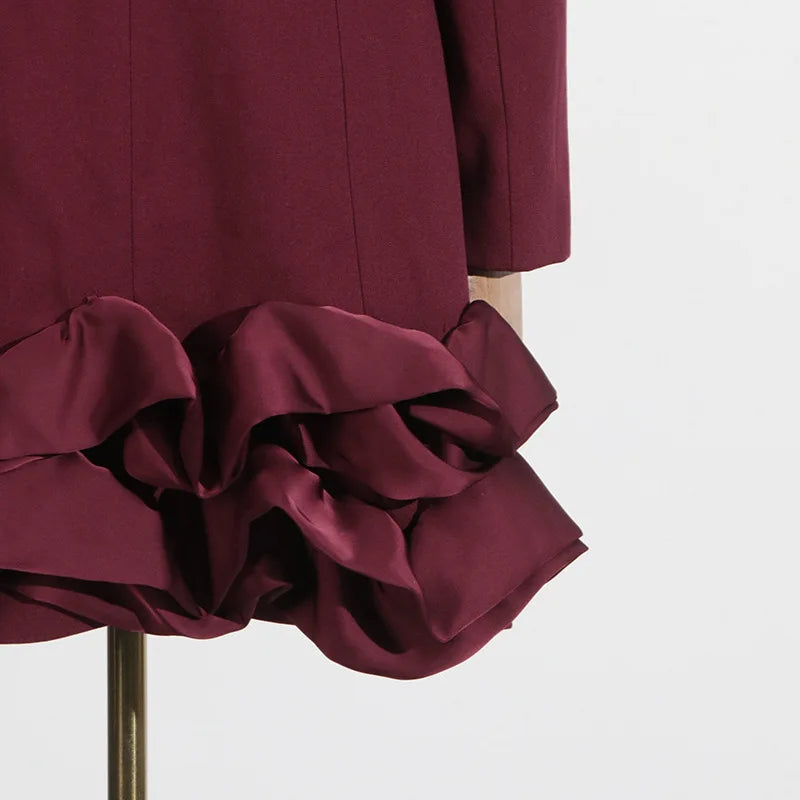 Blazerkleid 3D Blume