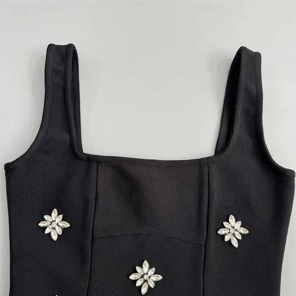 Ruffles Bandage Dress Club Party Mini Dresses
