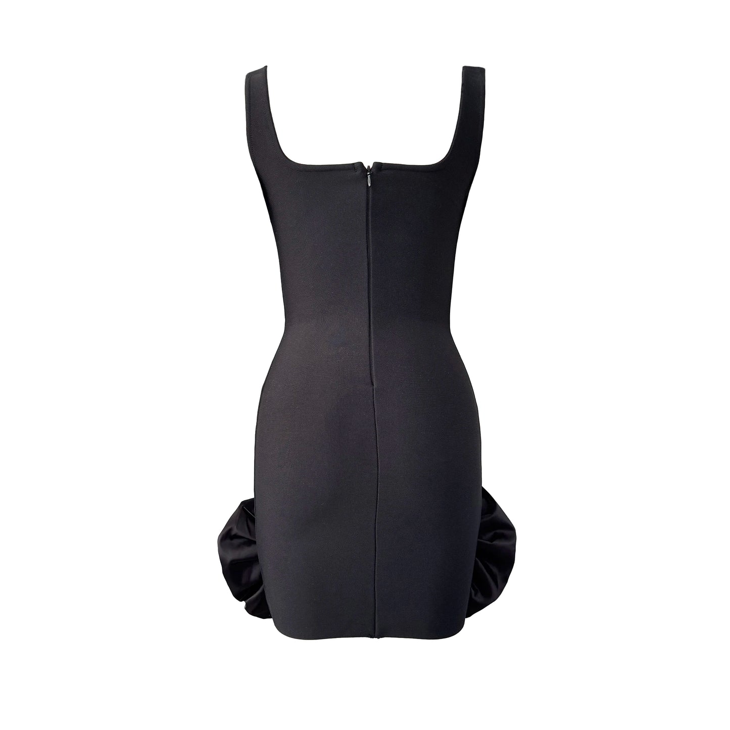 Ruffles Bandage Dress Club Party Mini Dresses