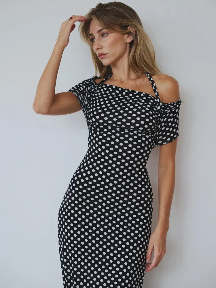 Dreamy Backless Polka Dots