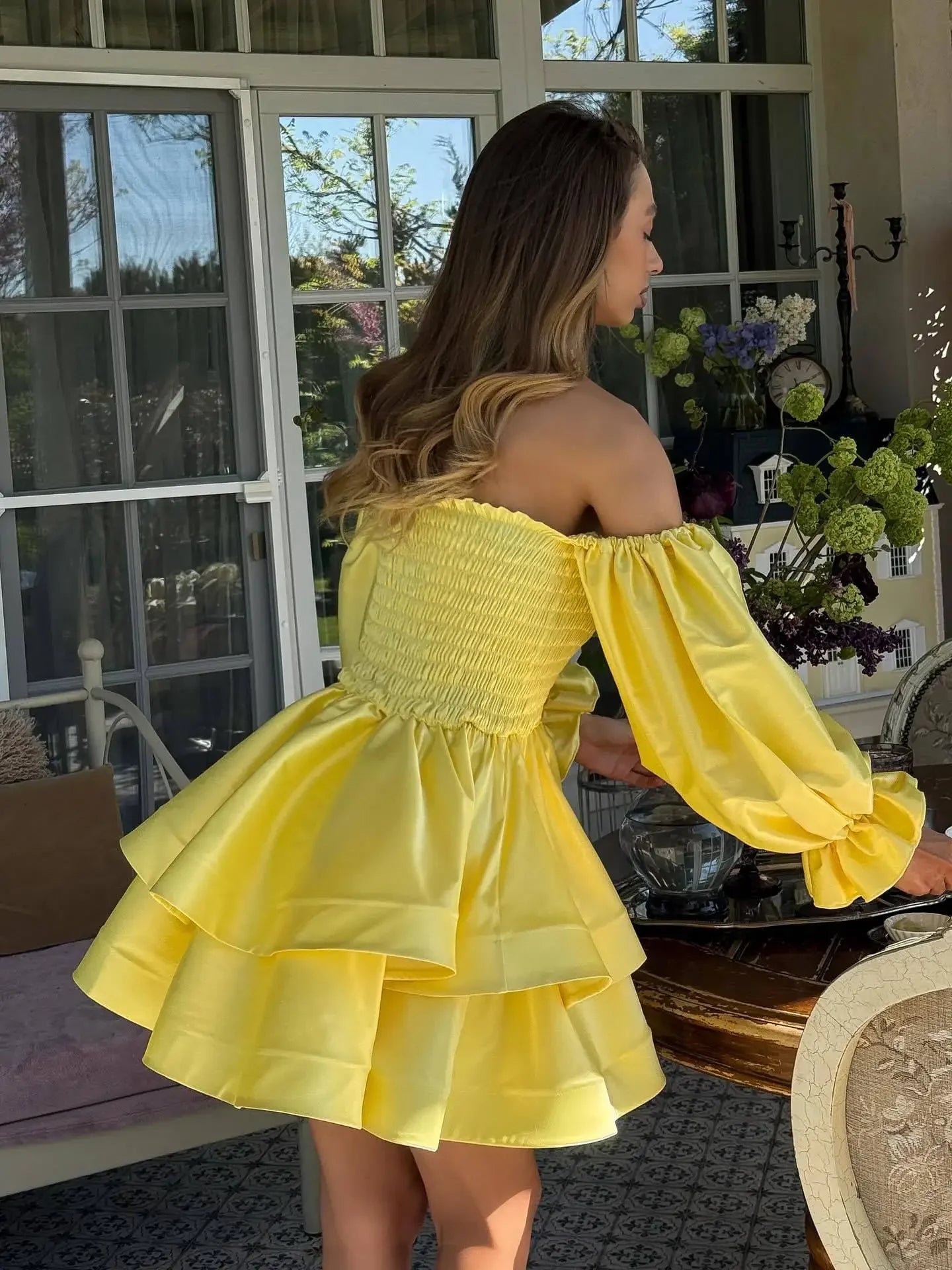 Off Shoulder Mini Dress Sexy Spicy