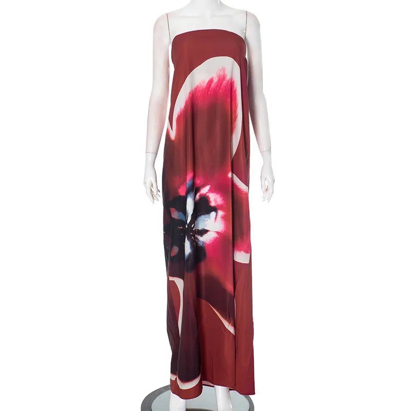 Backless Belted Dress