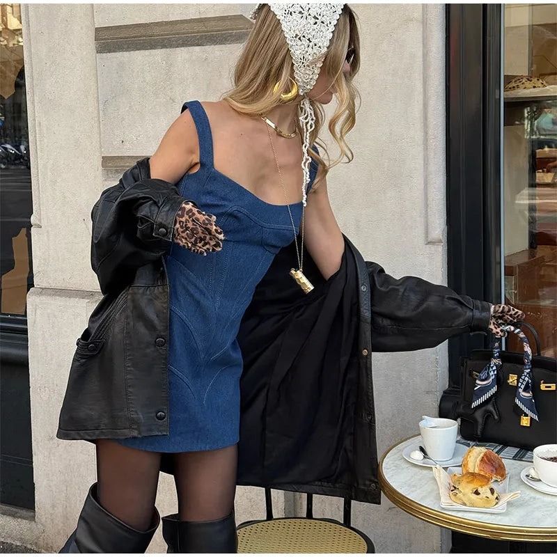 Denim Top Brand Mini