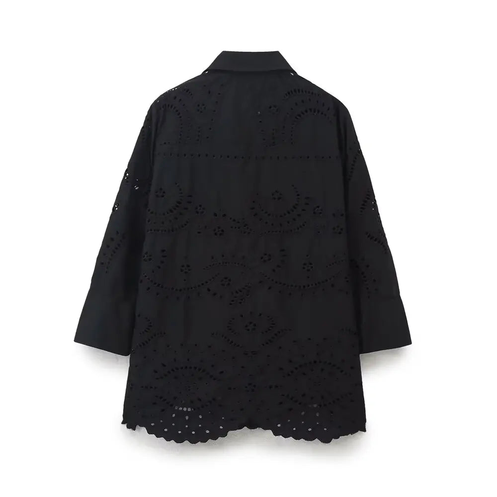 Lace Outfit V-neck