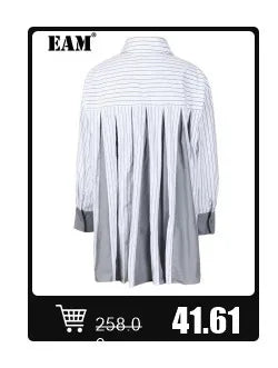 Blue Sequins Striped shirt