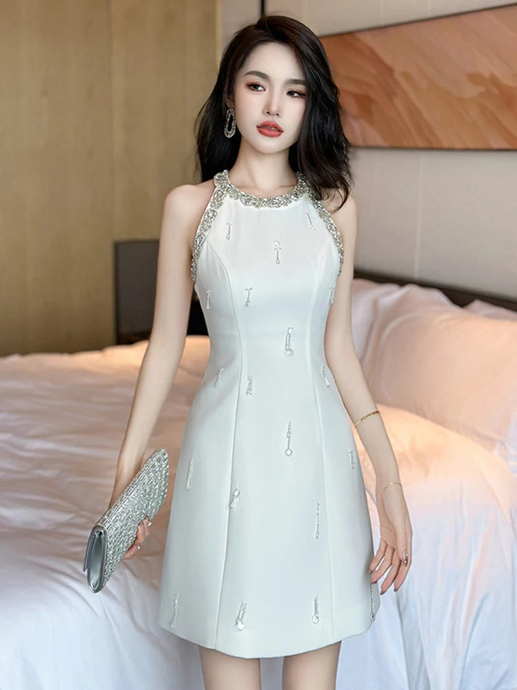 Embellished Mini Short Dress