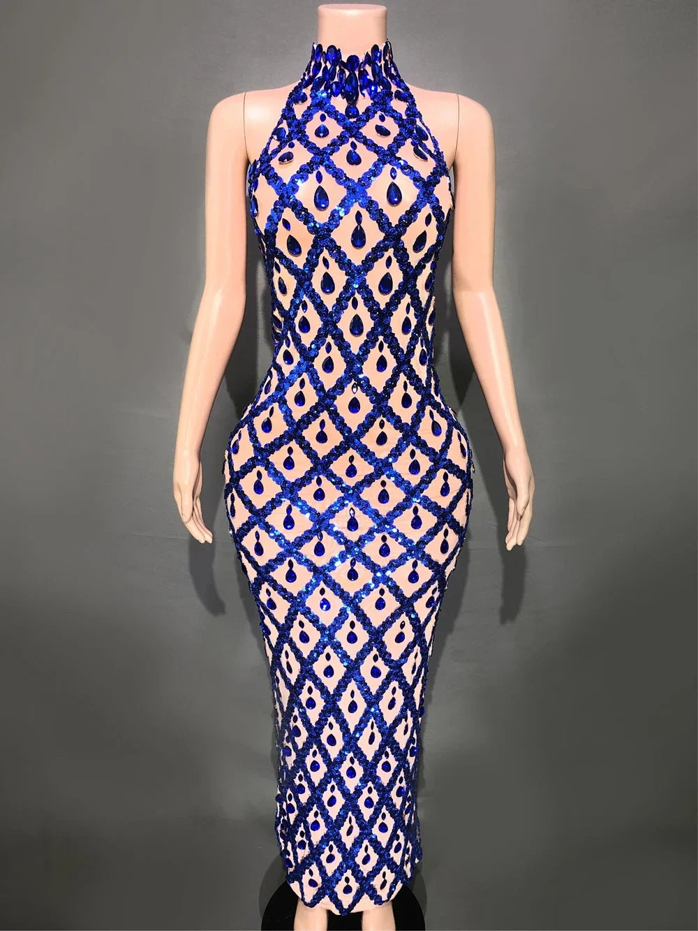 Sparkly Rhinestones Bodycon Dress