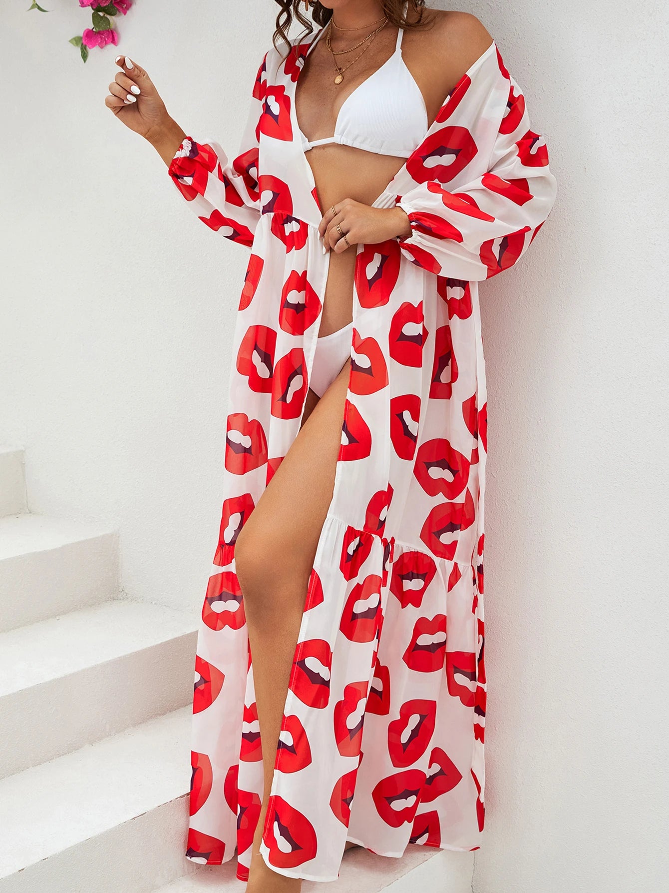 Nouveaux cache-maillots de plage pour femmes, sarong blanc