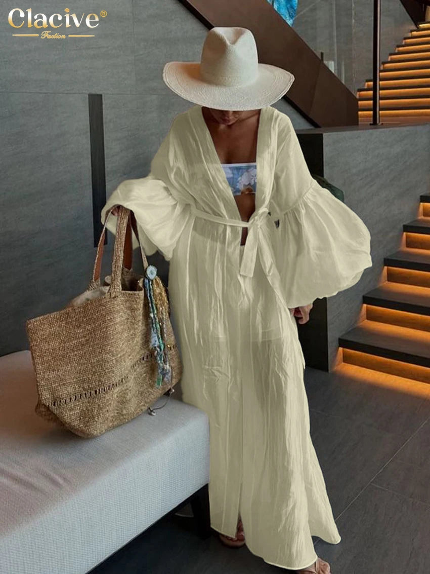 Trendy Loose White 2 Piece set white shorts and cover