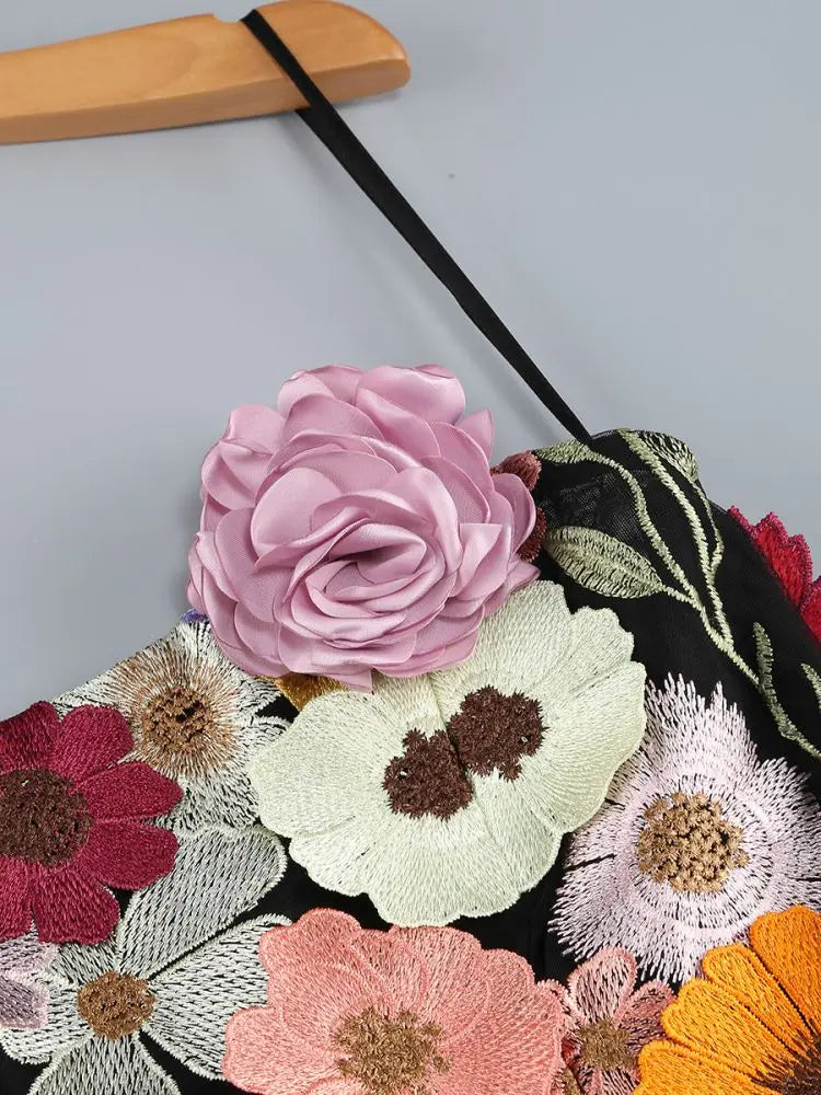 3D Flower Party Dress