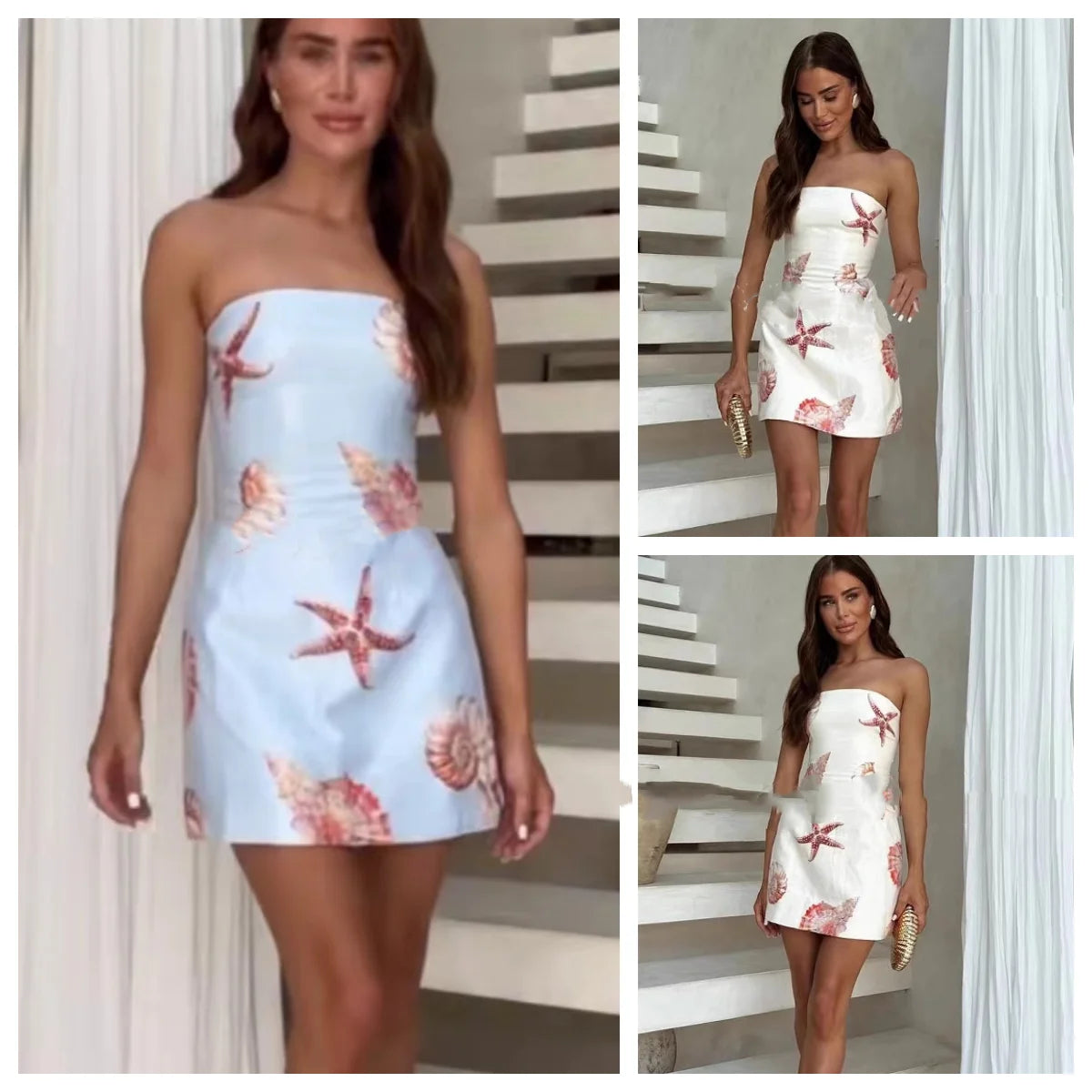 Oceana Strapless Starfish Mini
