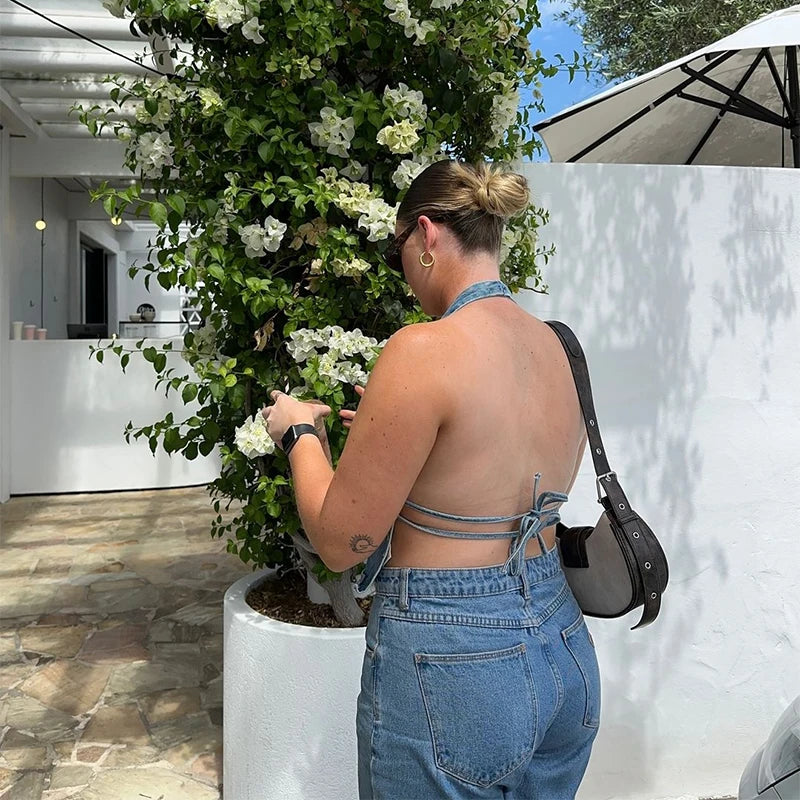 Denim Top Brand Mini