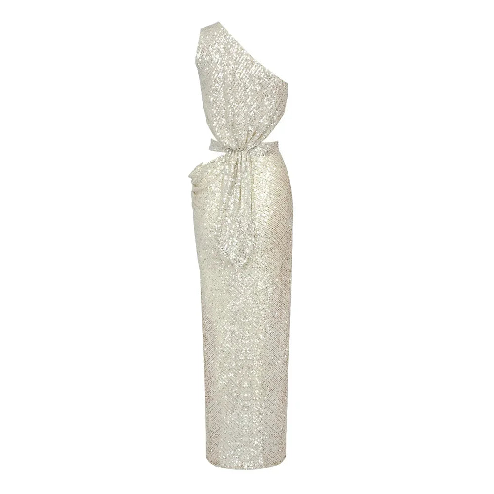 Glamourous Summer Party Dress cut out