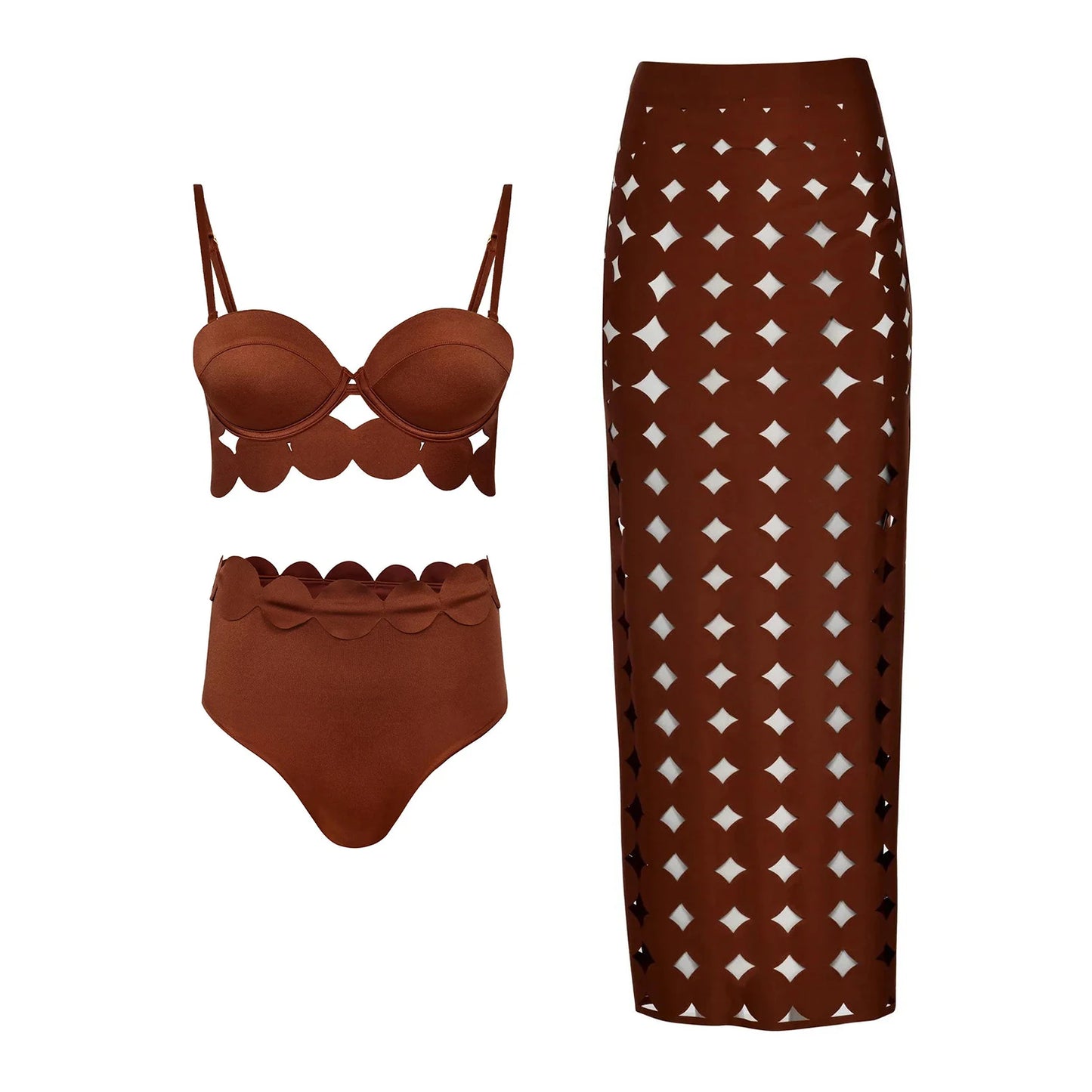 1 Set Lace 3Pcs Bikni