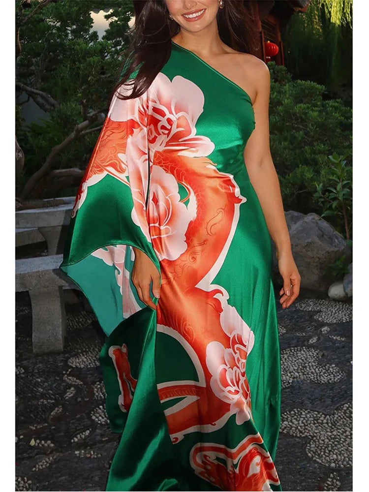 One Shoulder Dress Premium