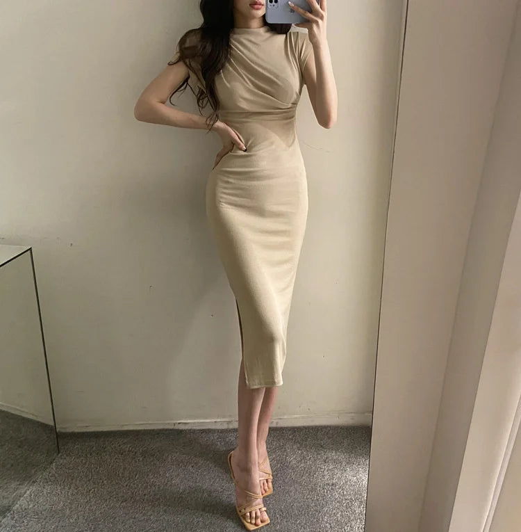 Summer New Short Sleeve Women Folds Casual Charm