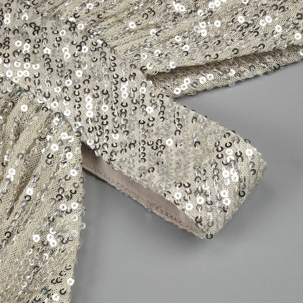 Glamourous Summer Party Dress cut out