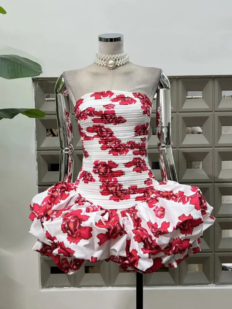 Floral Lolita Blue Red