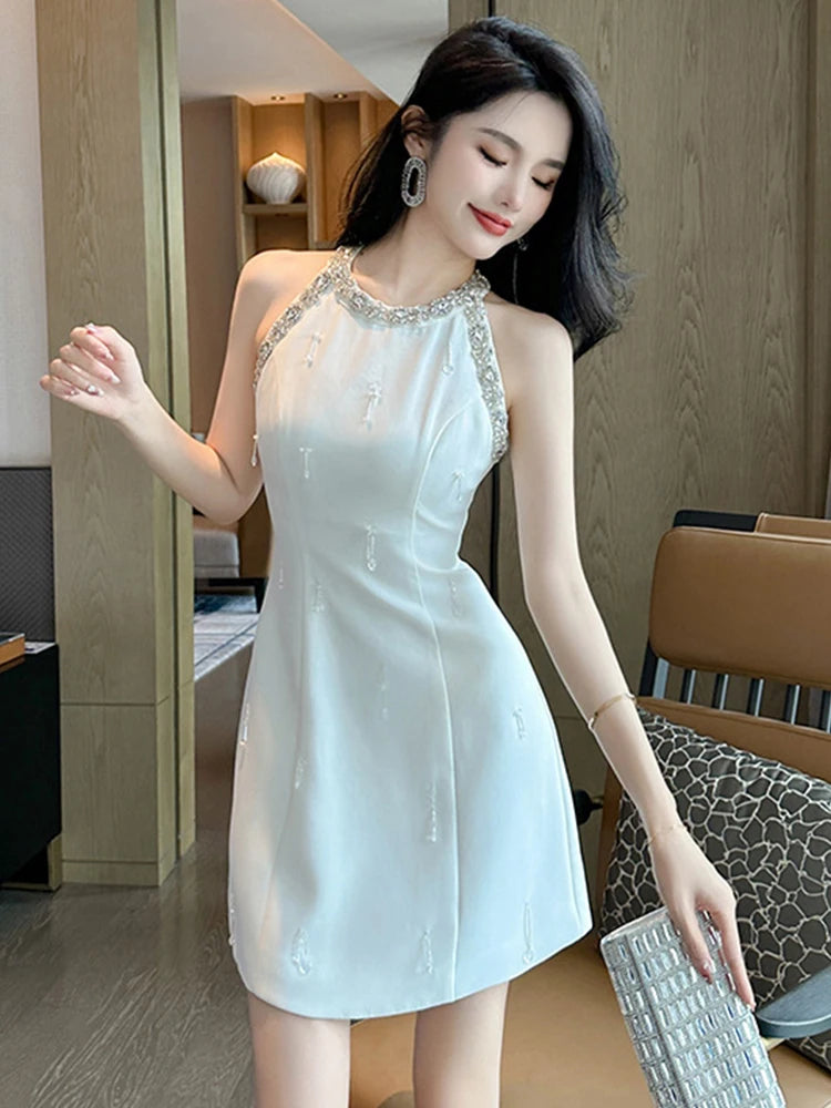 Embellished Mini Short Dress