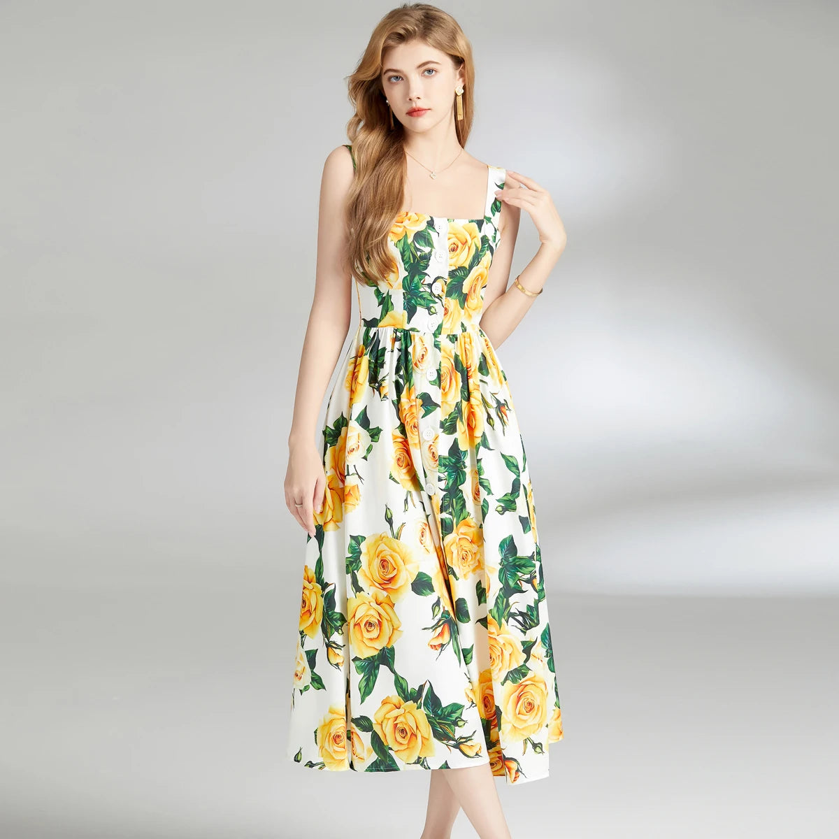 Yellow Rose Dolce Dress