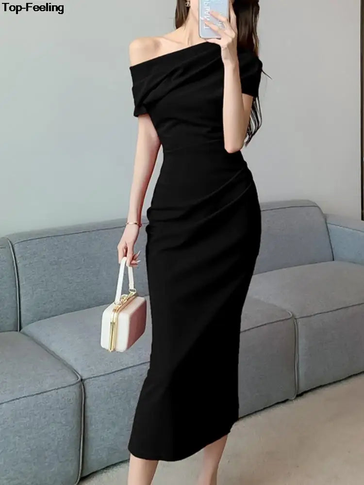 Elegant Off Shoulder Bodycon