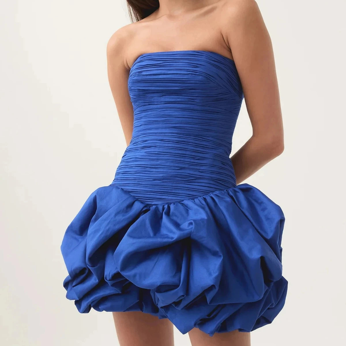 Backless bottom flower Birthday Dress