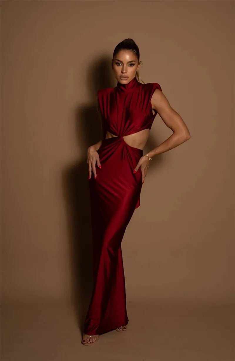 twisted cut out dress