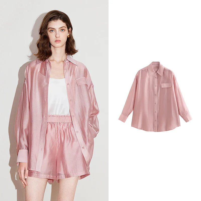 Lightweight silk blouse