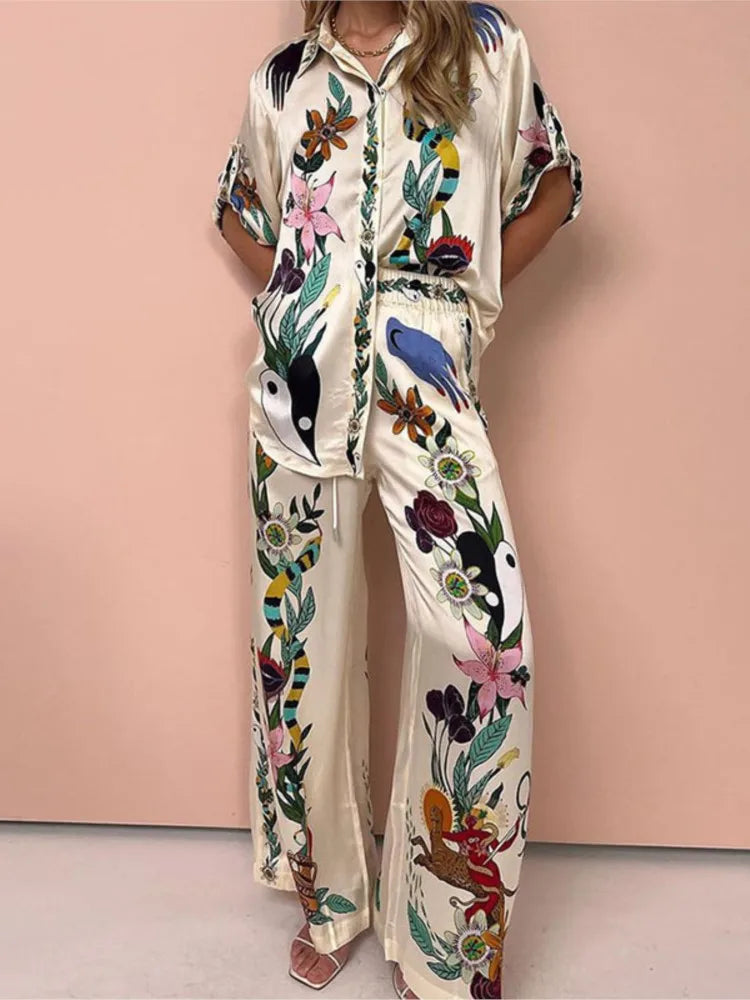 2 Piece Pant set - Top brand celebrity Co ord