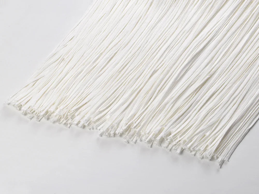 French Socialite Hem Tassel Sli