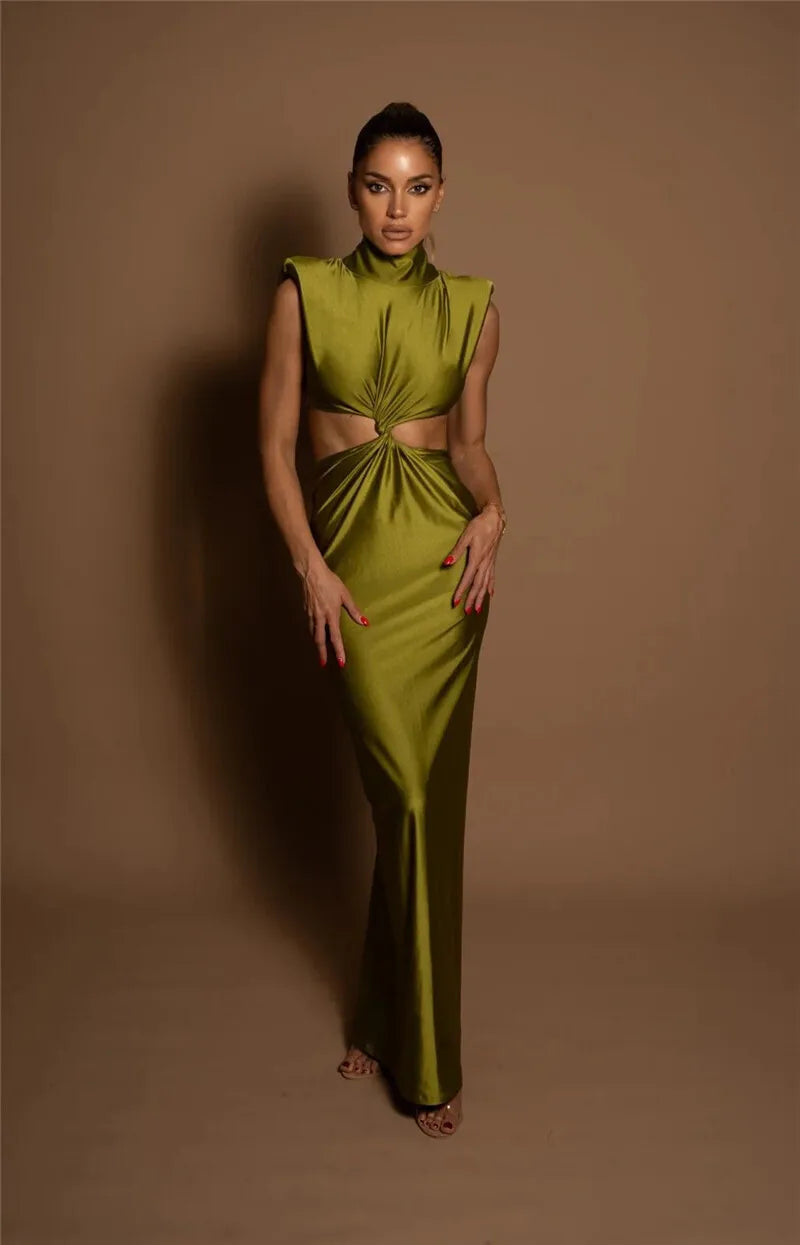 twisted cut out dress