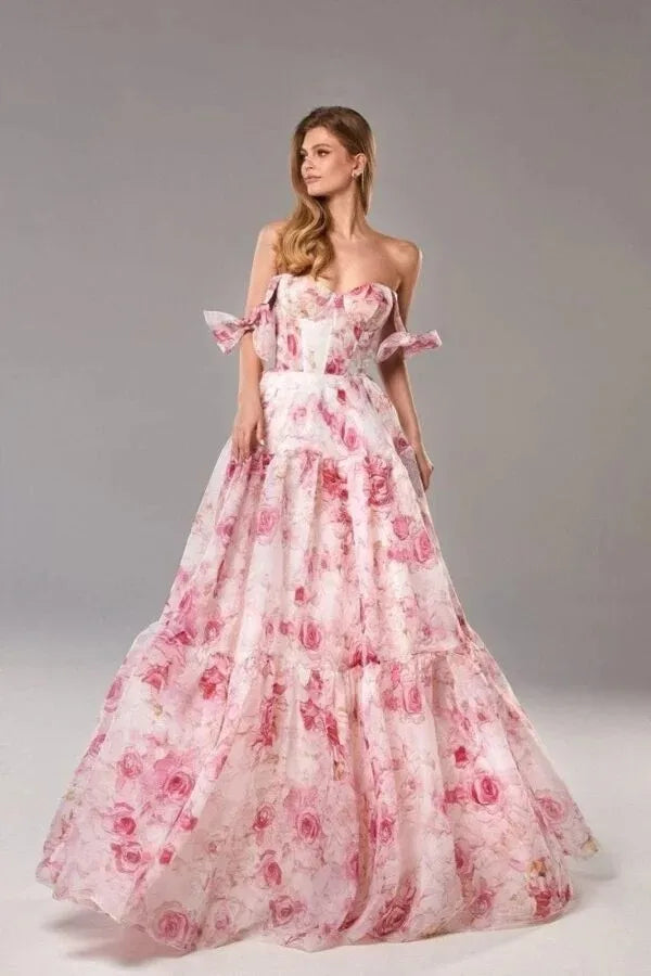 Long Dress Lady Elegant French