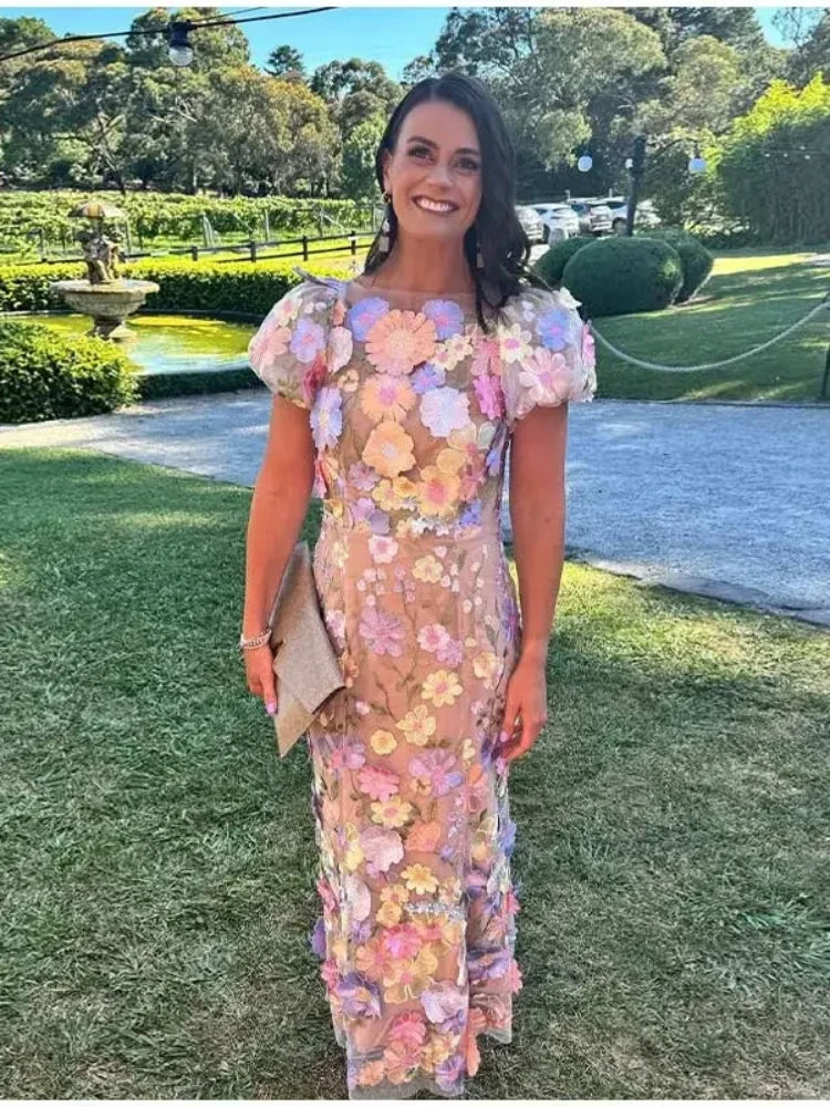 Flower Embroidered