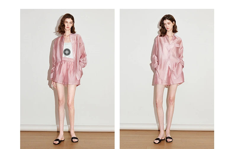 Lightweight silk blouse
