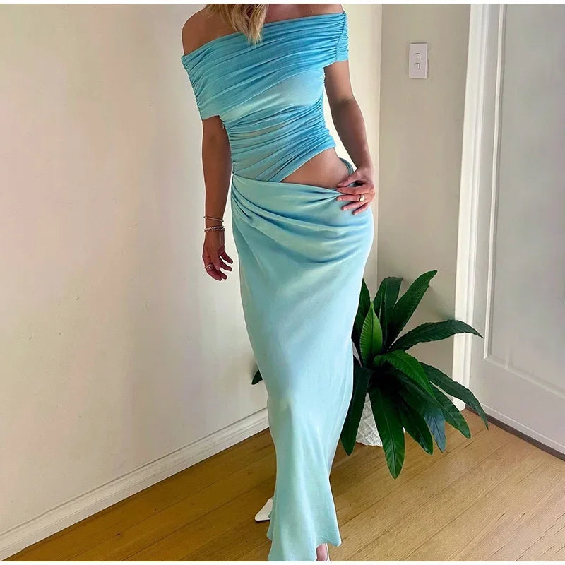 Gorgeous Yellow Blue Pink White Ocean