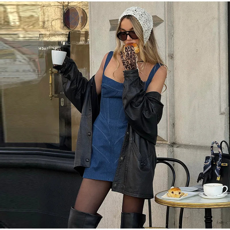 Denim Top Brand Mini